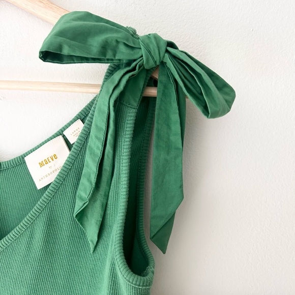 💚 Maeve by Anthropologie Rafaela Bow-Tie Tank – Size Large 💚 - Picture 4 of 8